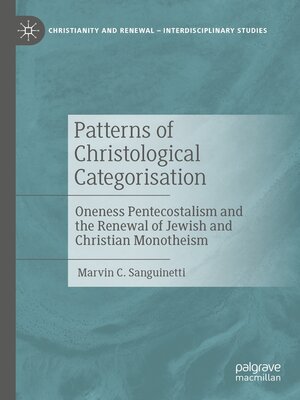 cover image of Patterns of Christological Categorisation